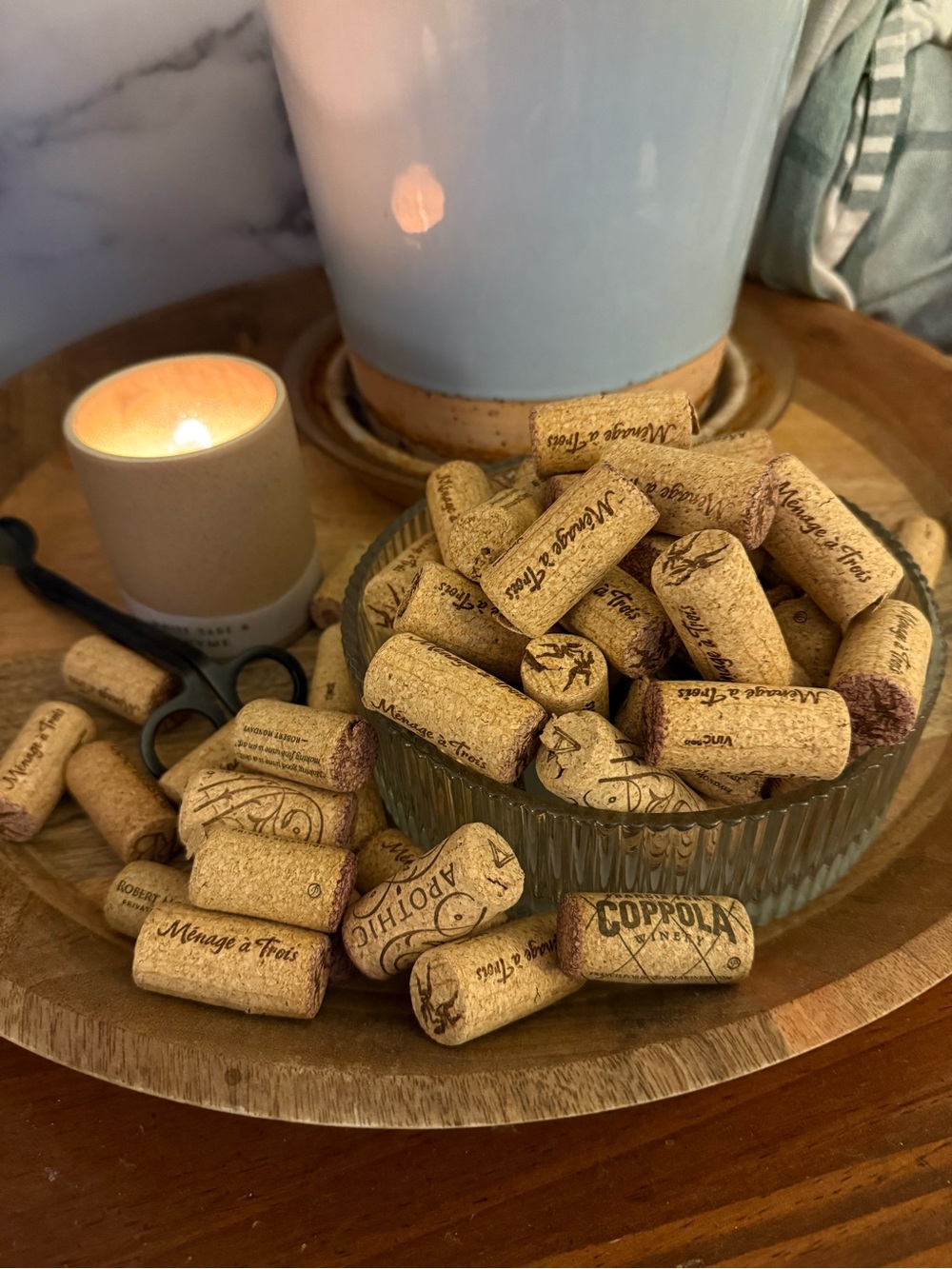🍷 75 total- Assortment of Wine & Champagne Corks for Crafts